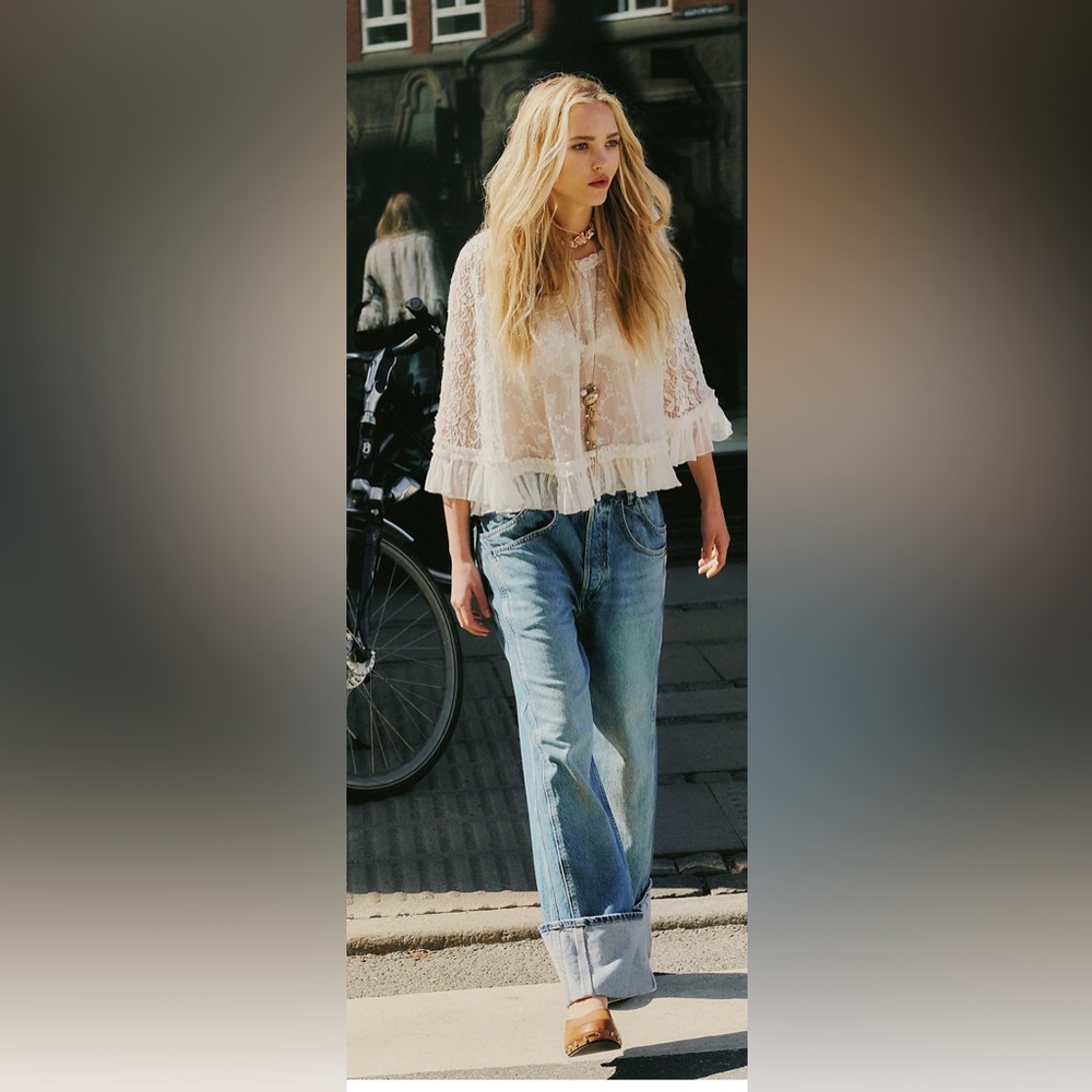 We The Free Final Countdown Cuffed Low-Rise Jeans